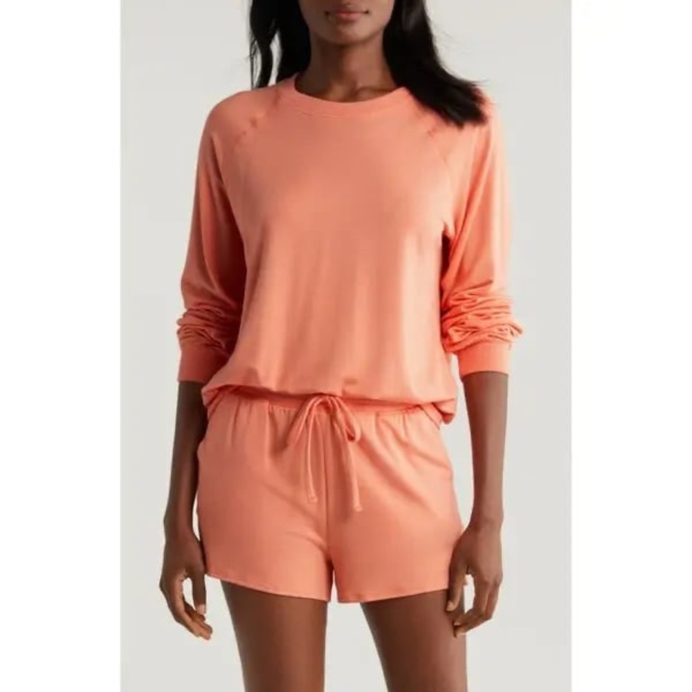 Beyond Yoga Orange Oversized Sweatshirt